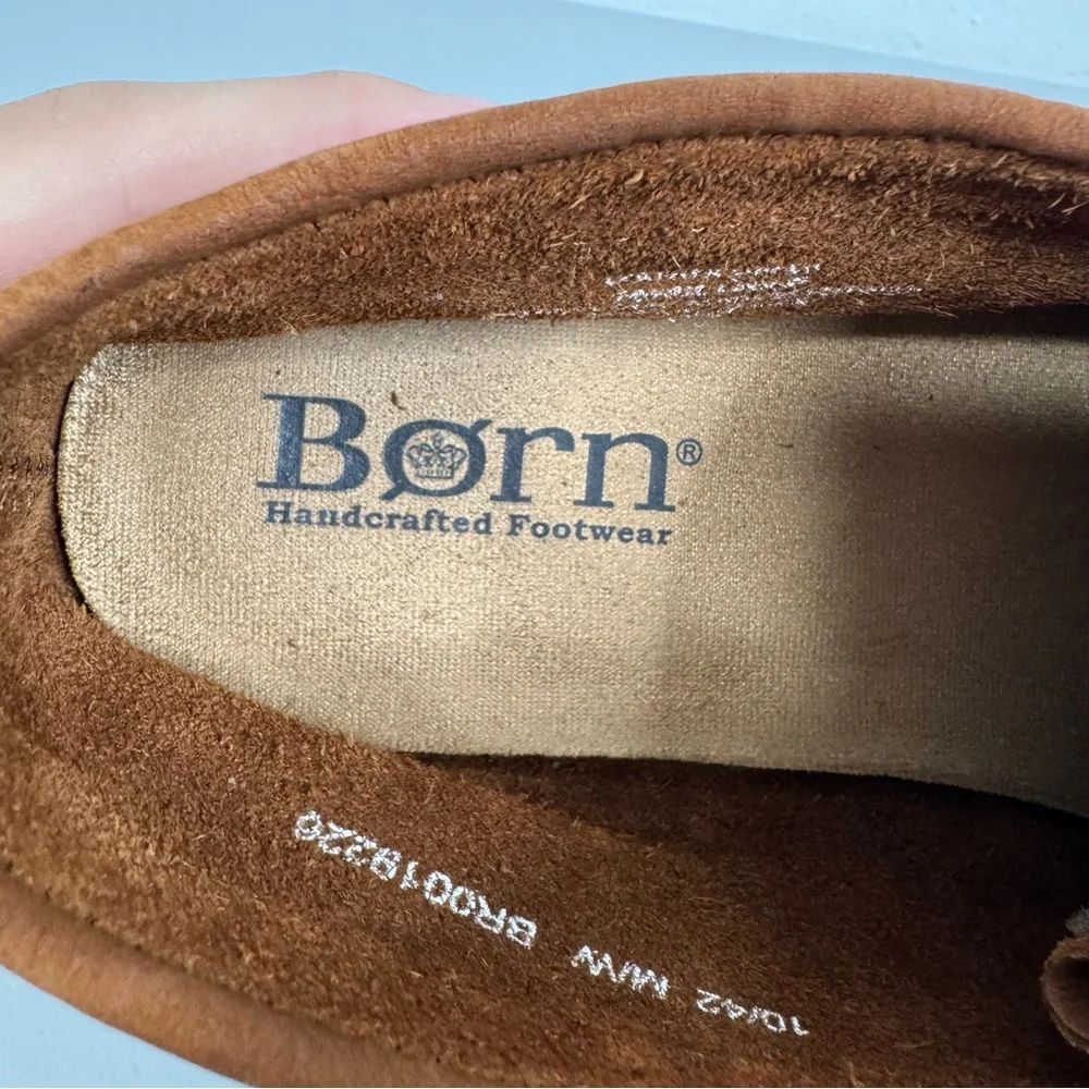 Born Nuala II Brown Leather‎ Chukka Boots Size 10